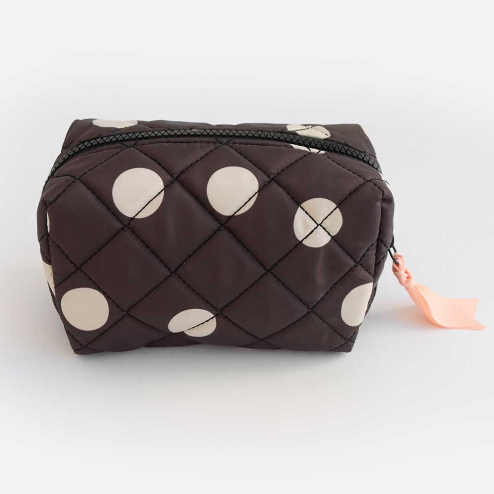Charcoal Spot Cosmetic Bag By Caroline Gardner