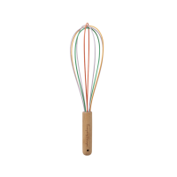 Large Whisk Wooden Handle Silicone Head Rice DK
