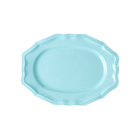 Blue Melamine Serving Dish By Rice