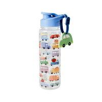 Happy Cars Print Childs Water Bottle Rice DK