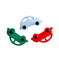 Car Shaped Coloured Metal Hooks By Rice DK