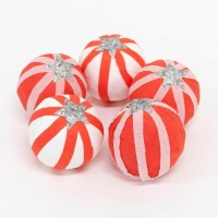 Peppermint Candy Striped Surprise Balls By Meri Meri