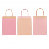 Pink Fringe Party or Gift Bags By Meri Meri