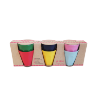 Set of 6 Melamine Espresso Cups in Favourite Colours by Rice DK