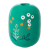 Green Metal Candleholder Hand Painted Flowers Rice DK