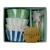 Green & Blue Cupcake Kit & Silver Star Toppers By Meri Meri