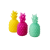 Pineapple Shaped Candles In Mint, Pink, Yellow By Rice DK