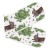 Rabbit and Cabbage Print Double Oven Glove Thornback & Peel