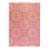Red Geometric Print Outdoor Rug By Talking Tables