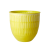 Yellow Metal Flower Pot By Rice DK