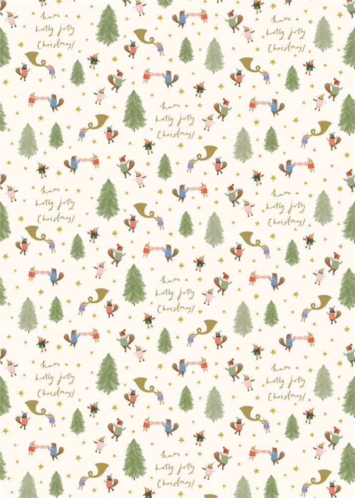 Free Printable Wrapping Paper for Christmas Gifts