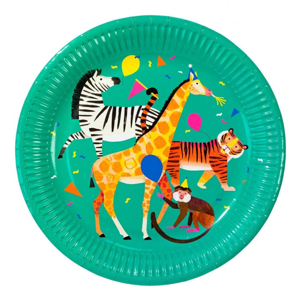 Party Animal Paper Plates By Talking Tables