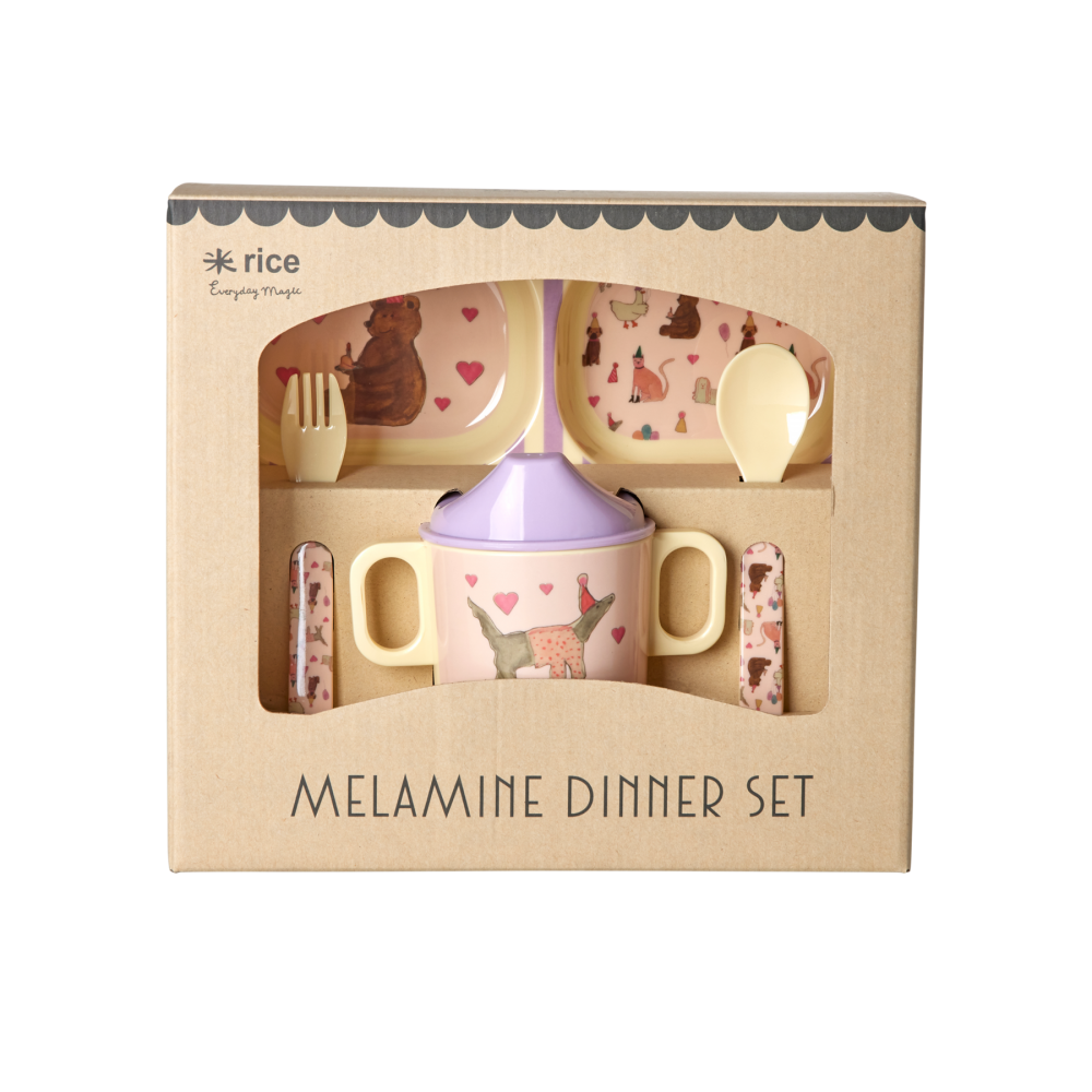 Melamine baby dinner set sale