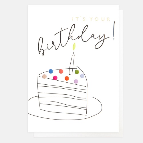 Birthday Cake Card by Caroline Gardner