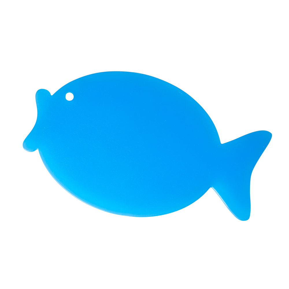 Blue Fish Shaped Chopping Board By Rice DK