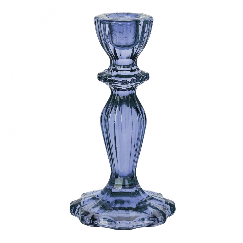 Navy Blue Glass Candle Holder by Talking Tables