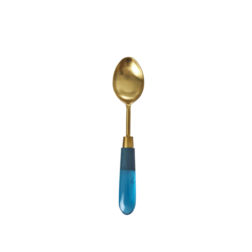 Blue Spoon Brass Look Resin Handle By Rice