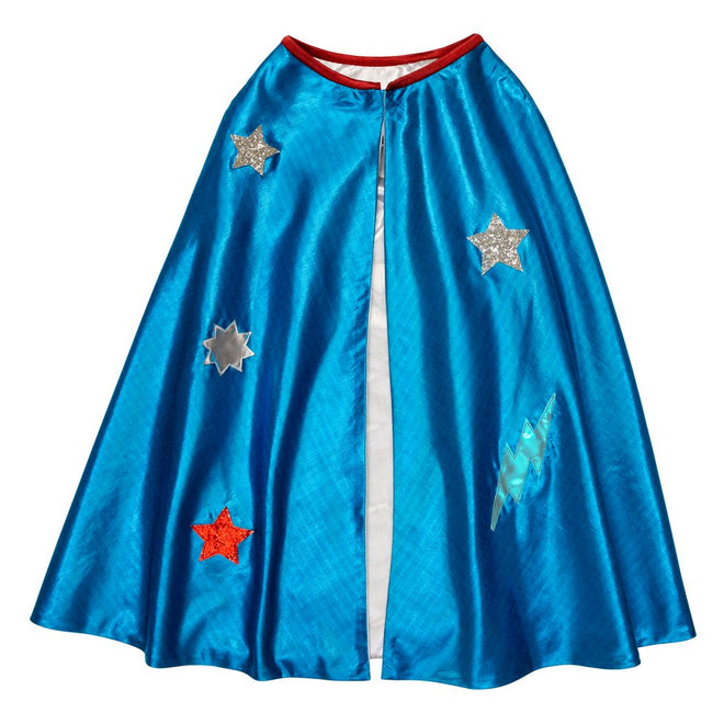 Blue Superhero Dressing Up Costume By Meri Meri