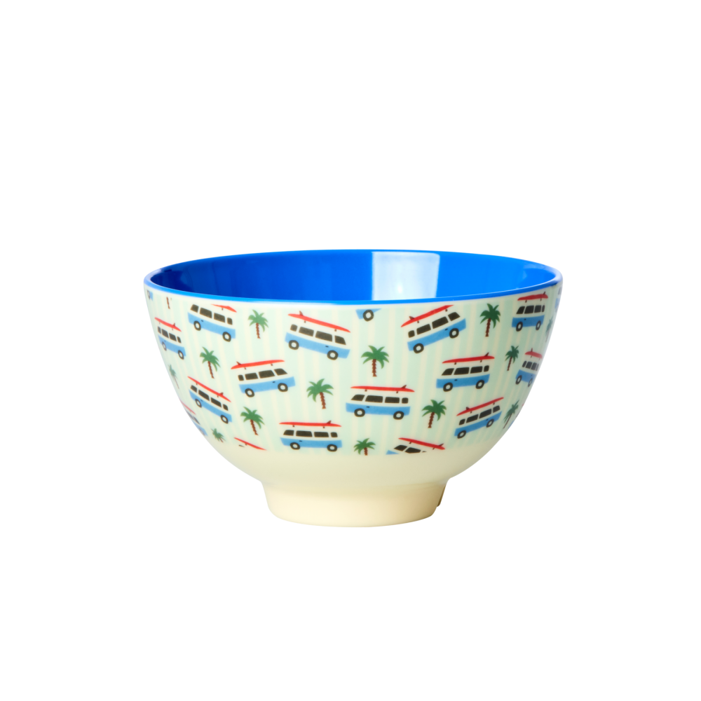 Camper Van Print Small Melamine Bowl Rice DK