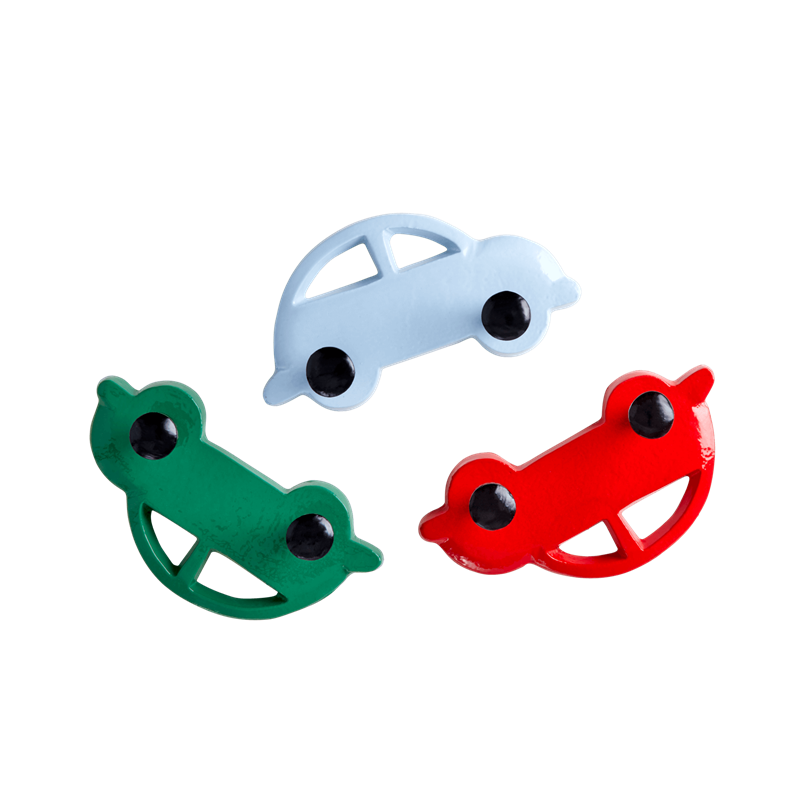Car Shaped Coloured Metal Hooks By Rice DK