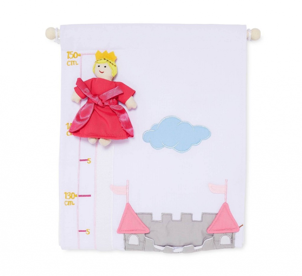 Children Height Chart Pink Castle Theme Oskar & Ellen