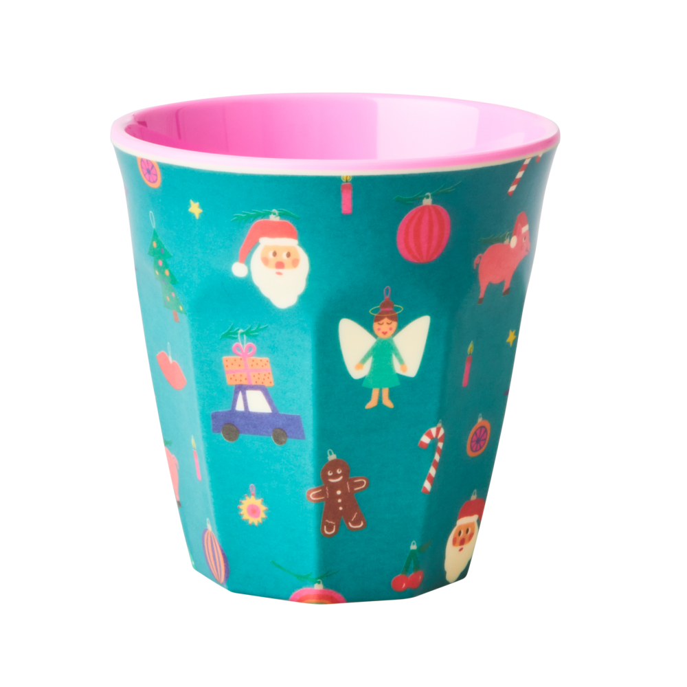 Christmas Print Melamine Cup By Rice DK
