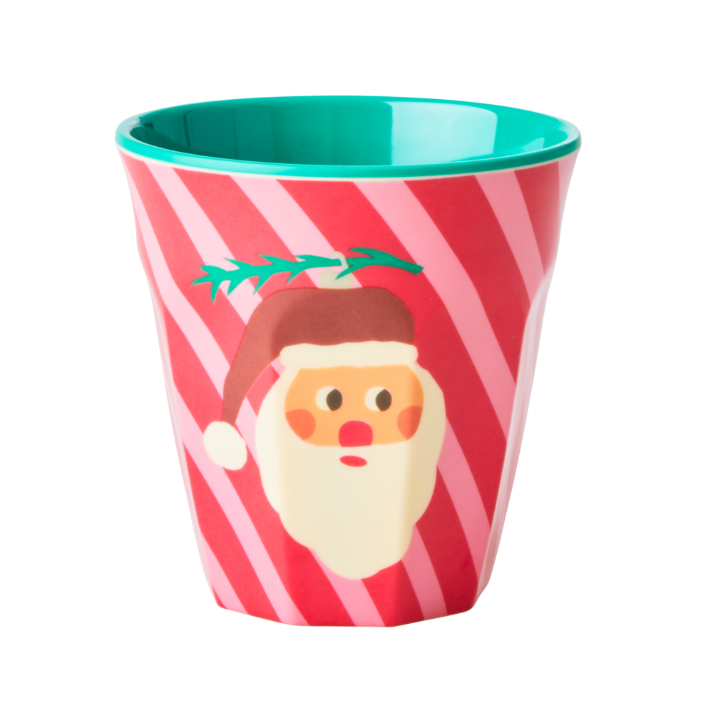 Christmas Santa Print Melamine Cup By Rice DK