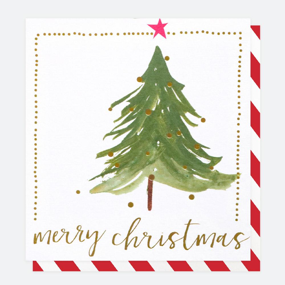 Christmas Tree Christmas Cards Pack Of 8 By Caroline Gardner Vibrant Home