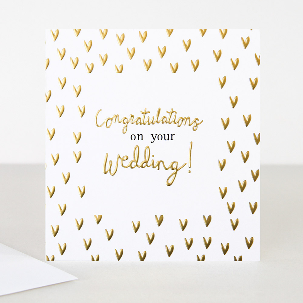 Congratulations on your Wedding Card By Caroline Gardner - Vibrant Home