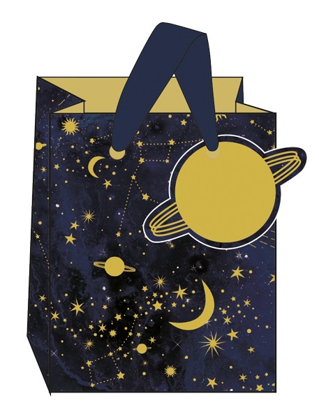 Constellations Print Small Gift Bag