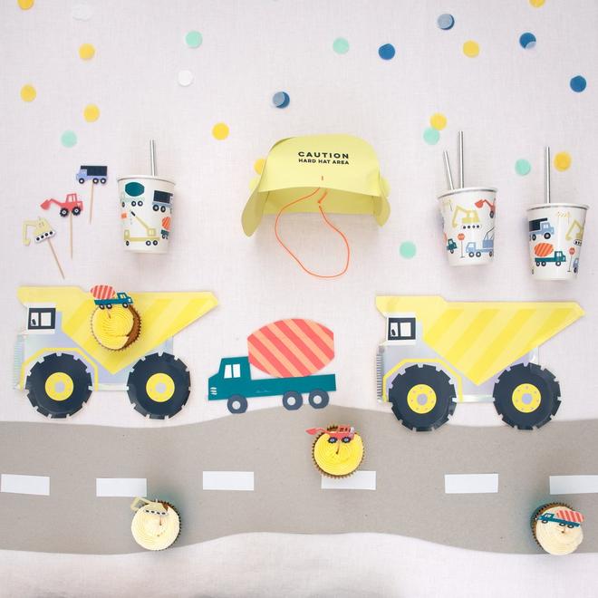 Construction Theme Cups By Meri Meri