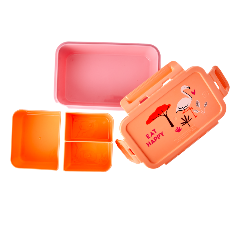 Coral Pink Jungle Print Lunchbox By Rice DK - Vibrant Home