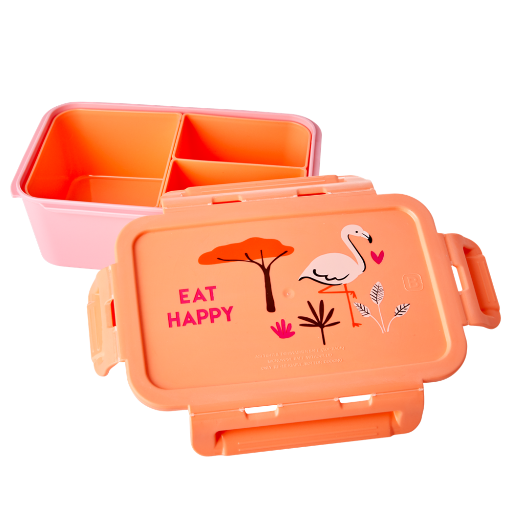 Coral Pink Jungle Print Lunchbox By Rice DK - Vibrant Home