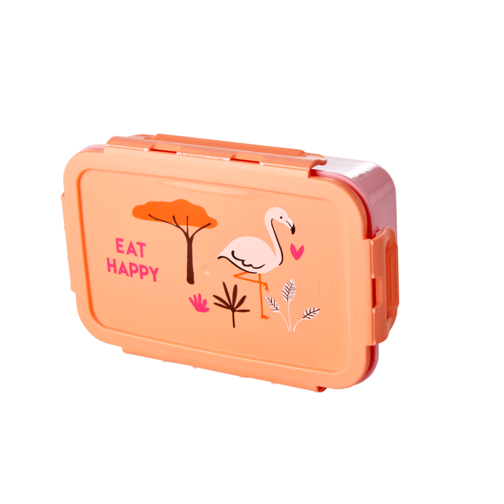Coral Pink Jungle Print Lunchbox By Rice DK - Vibrant Home