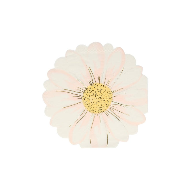 Daisy Shape Paper Napkins By Meri Meri