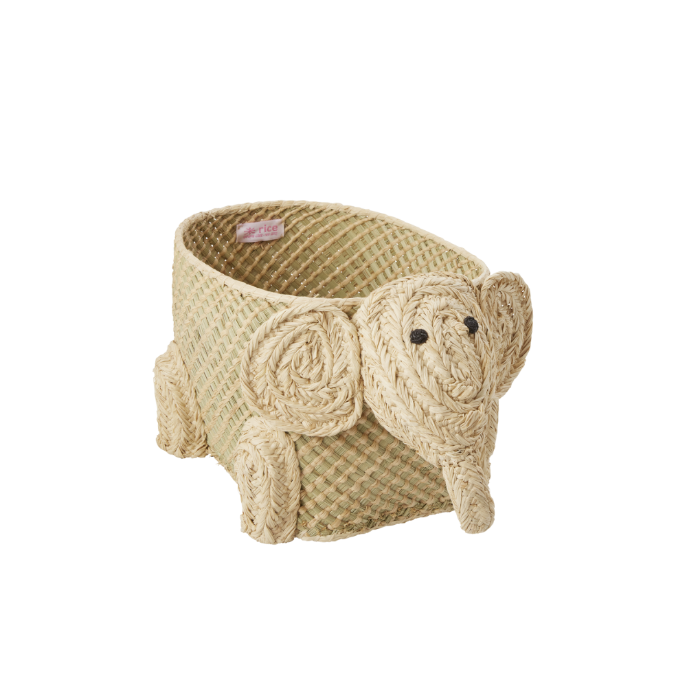 Elephant Seagrass Small Storage Basket Rice DK