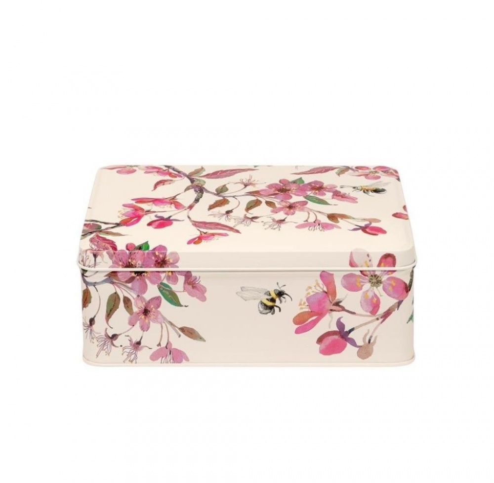 Blossom Print Rectangular Tin Emma Bridgewater