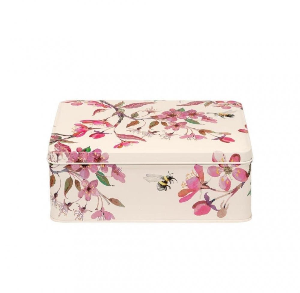 Blossom Print Rectangular Tin Emma Bridgewater