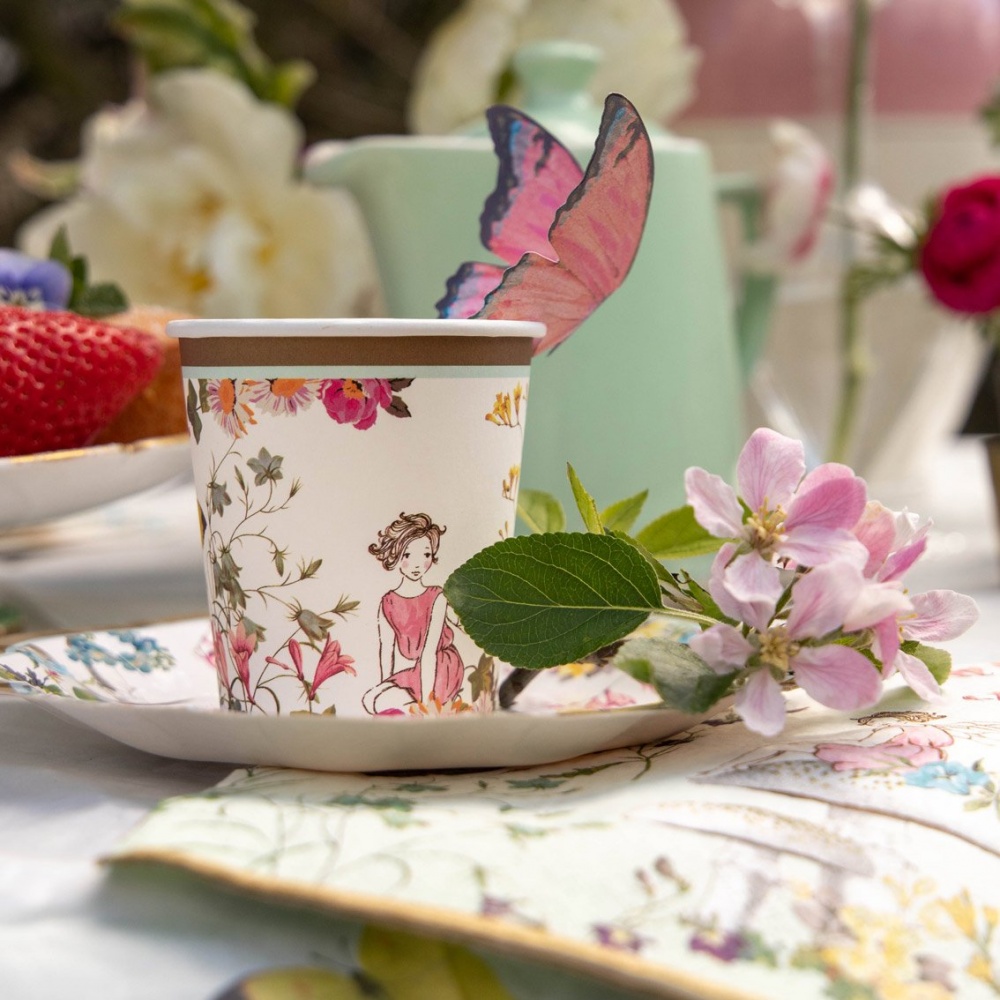 Fairy and Butterfly Paper Cups By Talking Tables