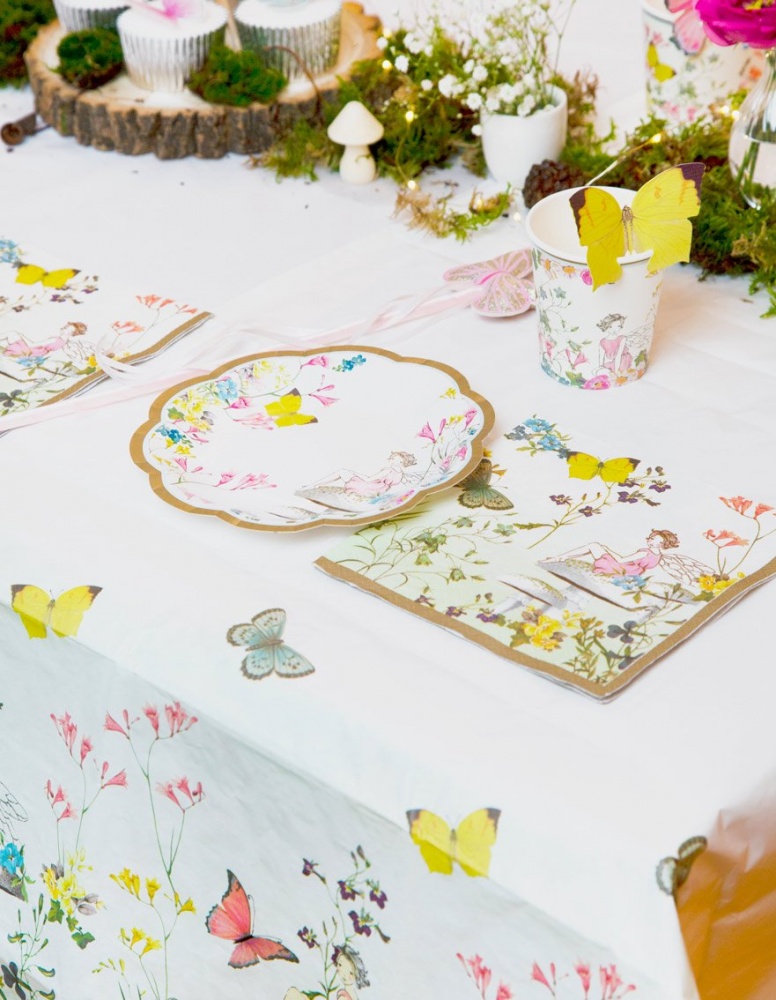 Fairy and Butterfly Small Paper Plates By Talking Tables