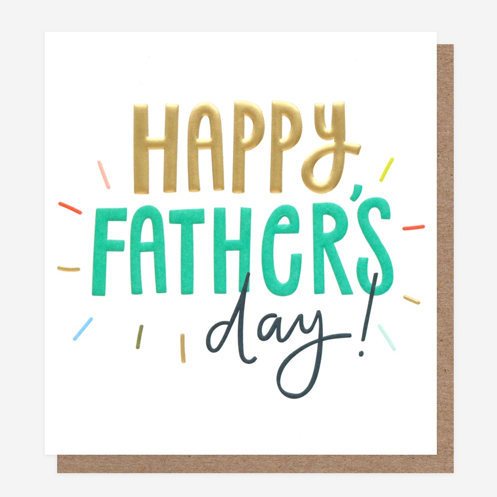 Happy Father's Day Card By Caroline Gardner