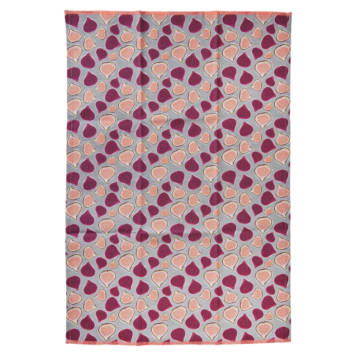Fig Print Cotton Tea Towel By Rice