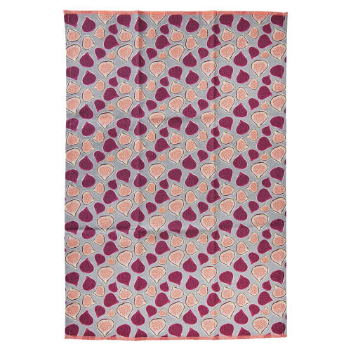 Fig Print Cotton Tea Towel By Rice