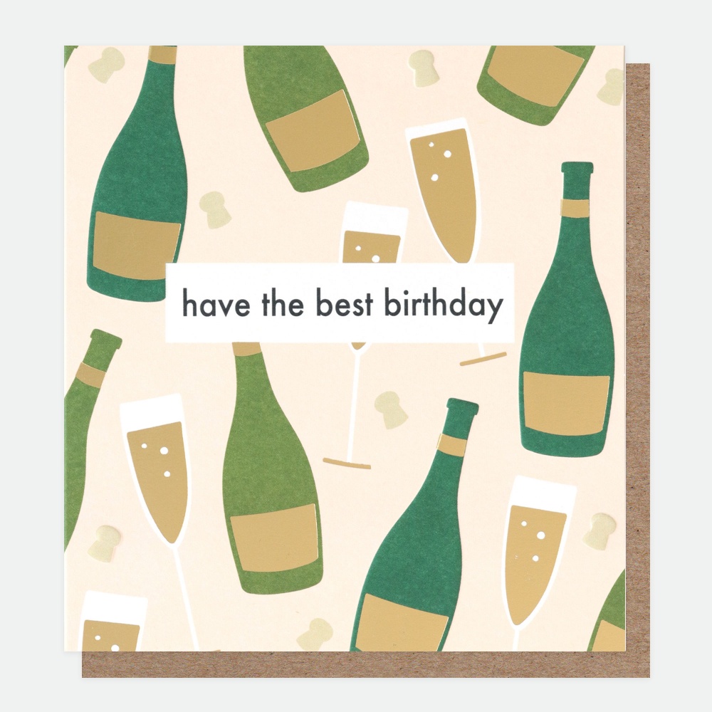 Birthday Fizz Card By Caroline Gardner
