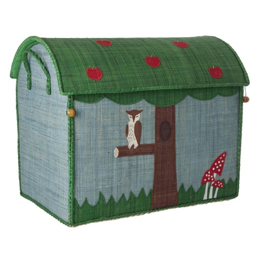 Happy Forest Theme Large Toy Basket By Rice DK