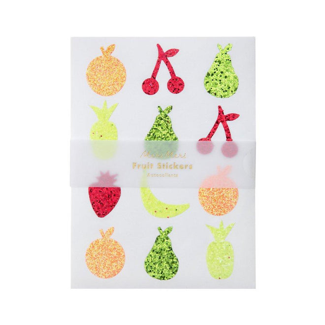 Fruit Glitter Stickers By Meri Meri