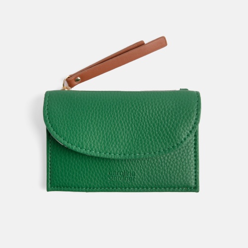 Green Cardholder Coin Purse By Caroline Gardner