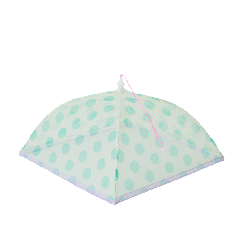 Mesh Foldable Food Cover Green Dot Print By Rice DK