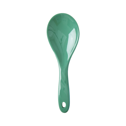 Melamine Salad Spoon in Green By Rice