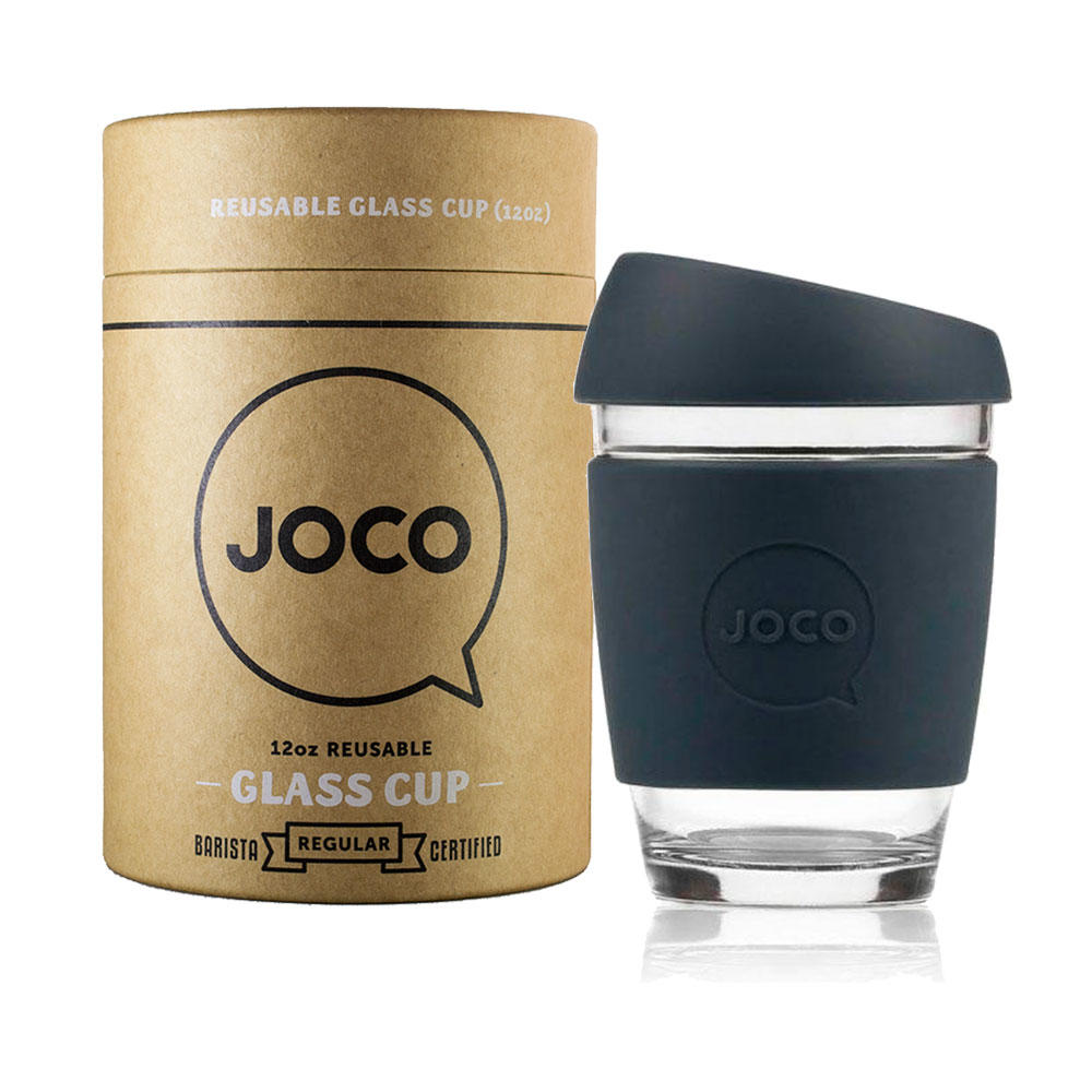 glass reusable coffee cup